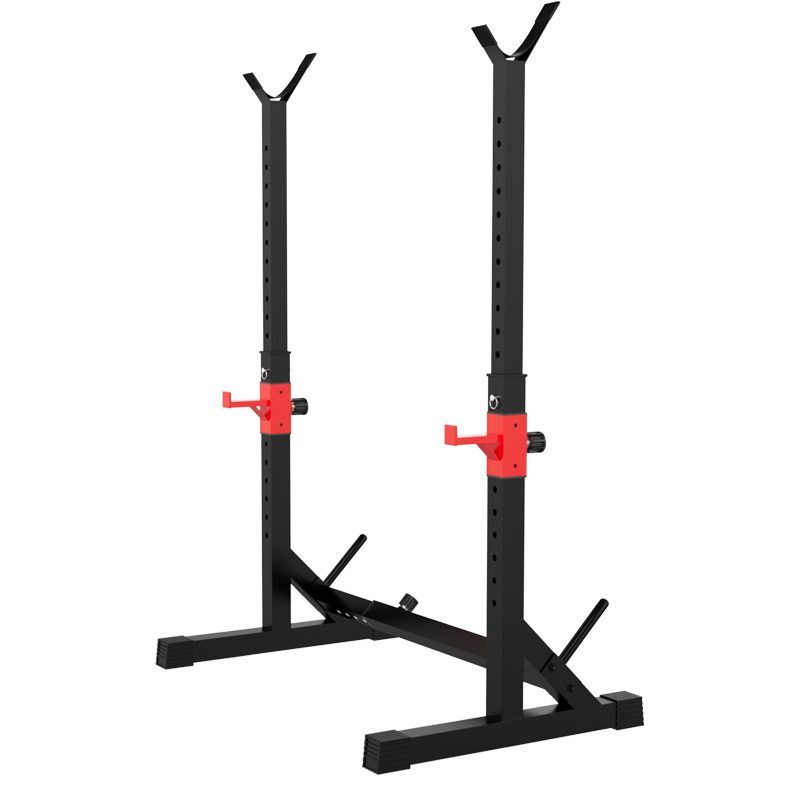 Banco de prensa Barbell traje ajustable alta barra rack Banco prensa fitness equipo hogar hombres pórtico Squat rack