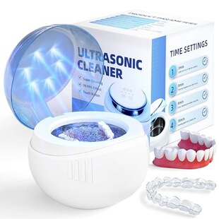 Private Model Cross-Border Ultrasonic Denture Cleaning Machine New Uv Cleaning Machine Jewelry Watch Braces Cleaning Instrument Portable