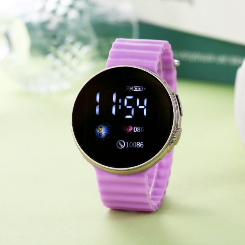 2024 nuevo reloj deportivo de color macarrón de la serie de la tierra de la serie de la tierra de la moda simple venta directa de fábrica al por mayor