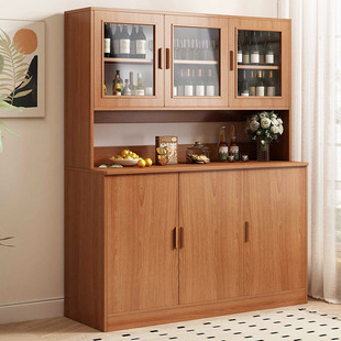 Sideboard, Wine Cabinet, Integrated Wall Cabinet, Floor-To-Ceiling Wall-Mounted Simple Home Living Room Storage Cabinet, High Cabinet, Multi-Layer Storage Cabinet