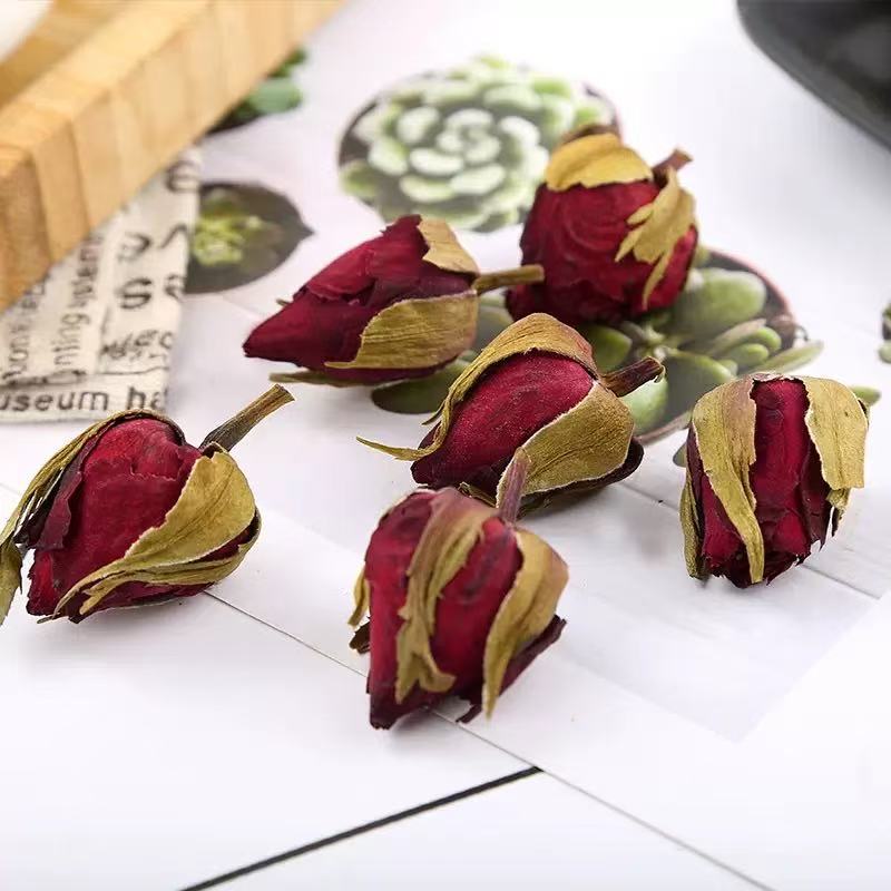 Chinese Rose Flower Tea Yue Ji Hua Dried Rosa Chinensis Buds 500g Herbal Floral Infusion key features
