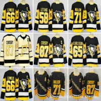 Хоккейная команда Fever Edition Penguin униформа новый 87 #66 #71 #58 #16 # трикотаж вышитый вариант хоккея внешней торговли