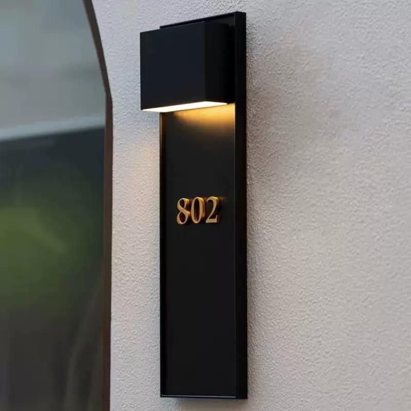 门牌定制门牌高级感源头工厂酒店门牌电子门牌酒店门显发光门牌