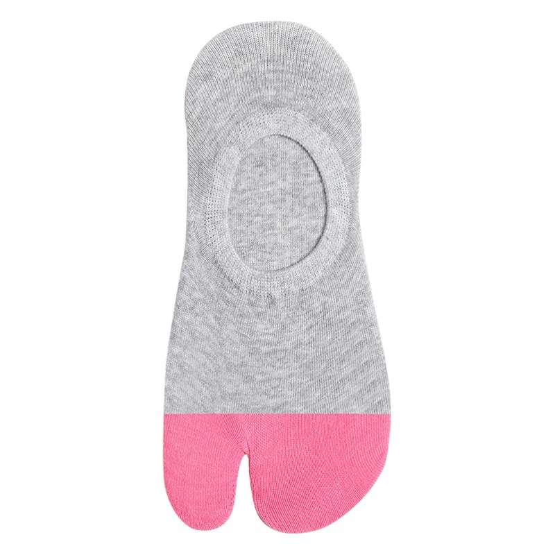 Calcetines de dos dedos calcetines de herradura de dos dedos para hombres y mujeres calcetines de pies de cerdo dedo partido dos dedos tubo corto verano chanclas calcetines de algodón estilo japonés