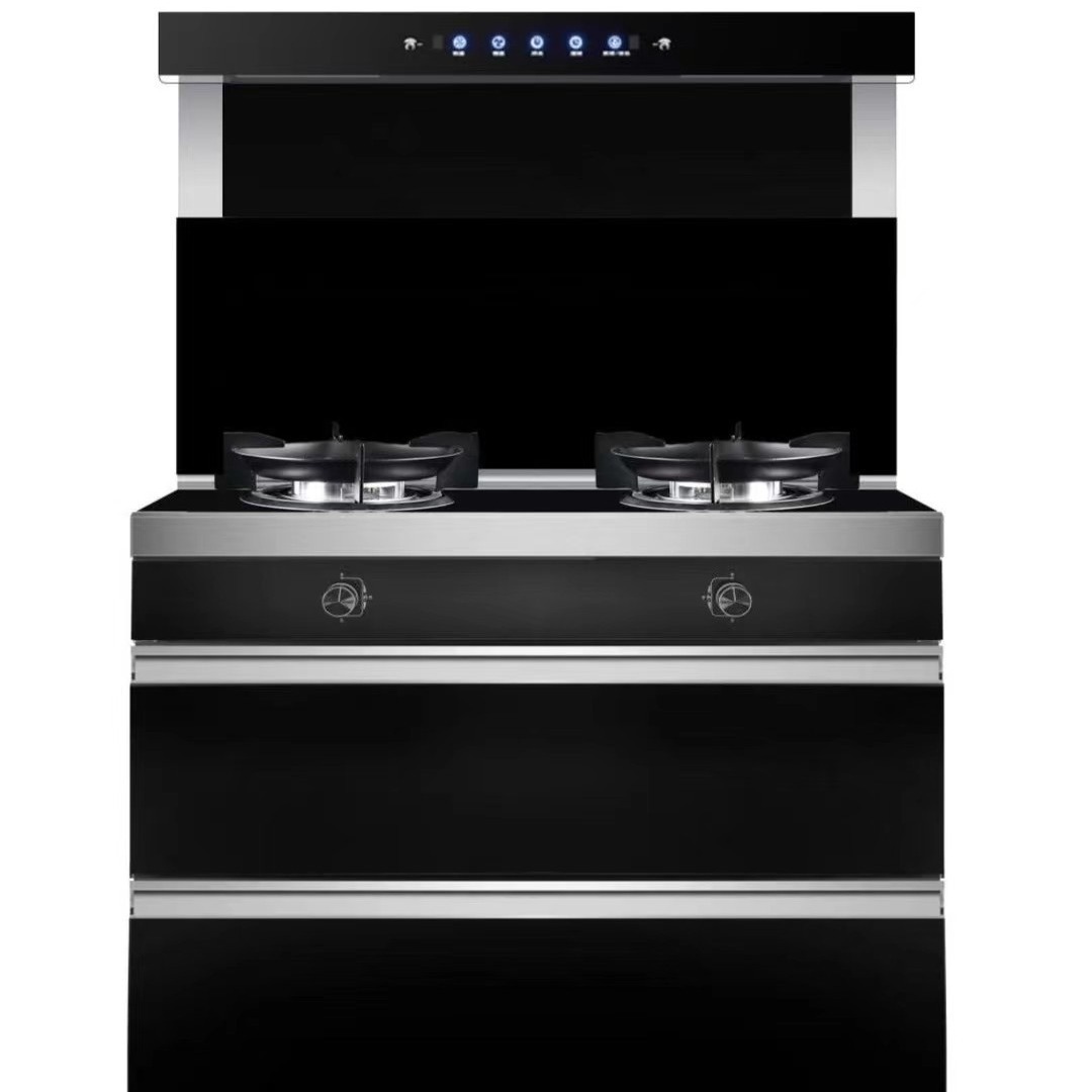 Integrated stove 750 wide energy saving and environmental protection lower exhaust ventilator stove disinfection cabinet integrated cheap affordable low price