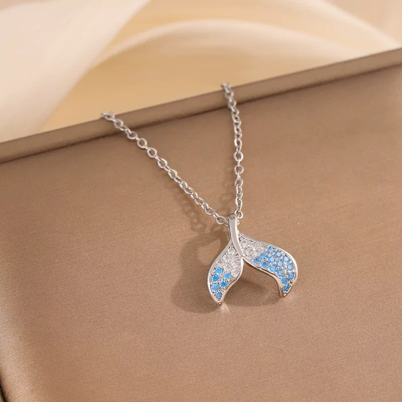  Necklace, chain for key bag , accessory, \"fish tail\" cut, light luxury style, high-quality style, Birthday gift