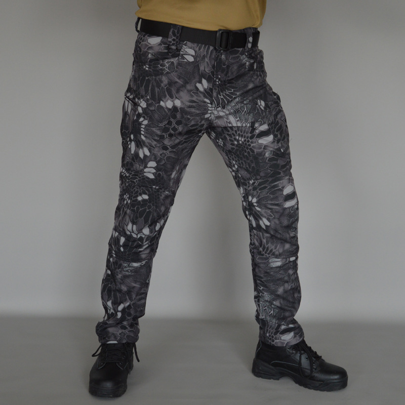 Transfronterizo arcontes x7 pantalones tácticos hombres otoño y invierno con camelera suelta uniforme de entrenamiento de combate pantalones de trabajo de bolsas de pantalones militares