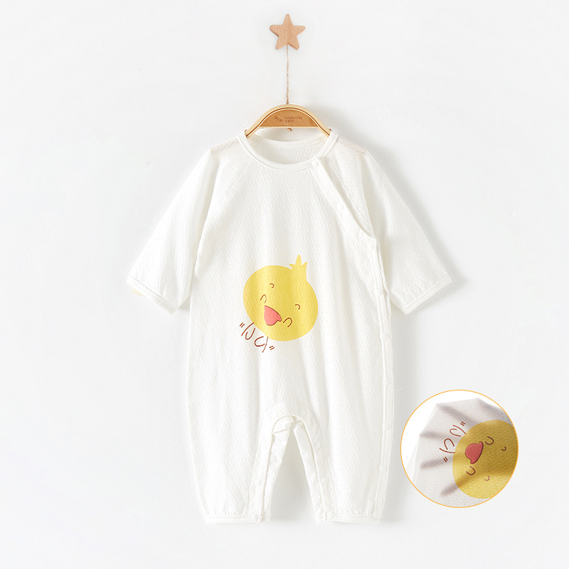 Mono de bebé para primavera y verano, de manga larga, fino, ropa para recién nacido, ropa de verano para niños pequeños, mono para bebé, niño y niña