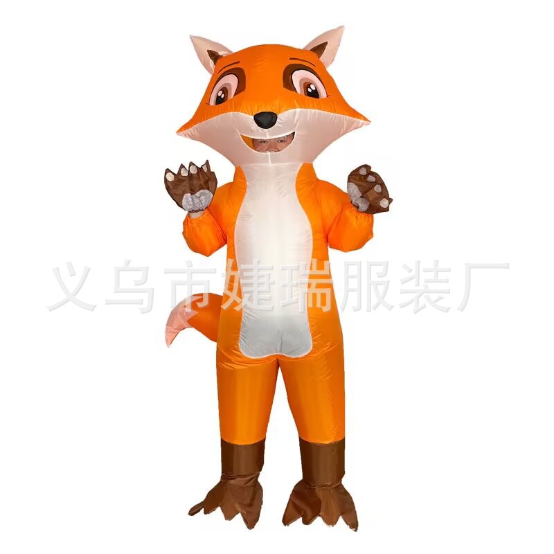Fábrica transfronteriza gato y ratón dibujos animados muñecas inflables Halloween espectáculo comercial crucero caminando espectáculo escenario ropa de props