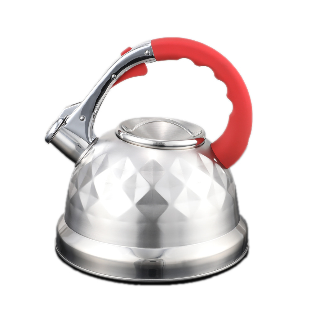 Hervidor Silbante de Acero Inoxidable con Doble Fondo Apto para Inducción y Gas para Cocina