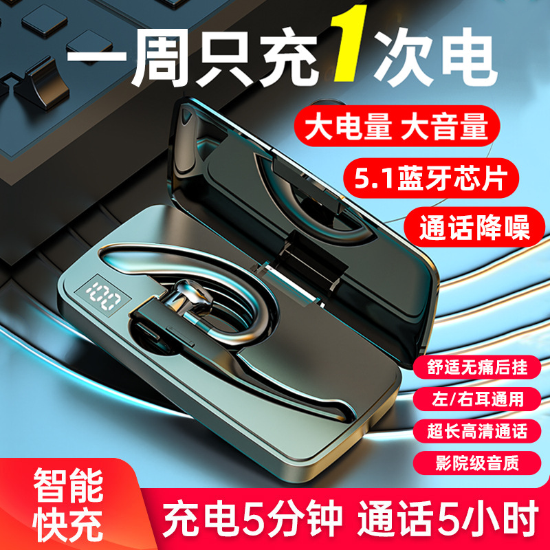 Amazon explosión Ai traducción semi-en la oreja business bluetooth auriculares colgantes YYK525 reducción de ruido de llamadas