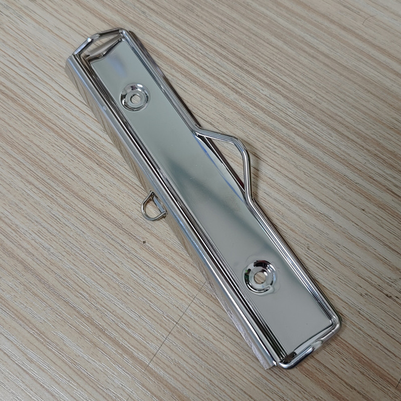 五金板夹135MM长板夹一字夹铁线挂钩板夹木板菜谱夹五金夹子