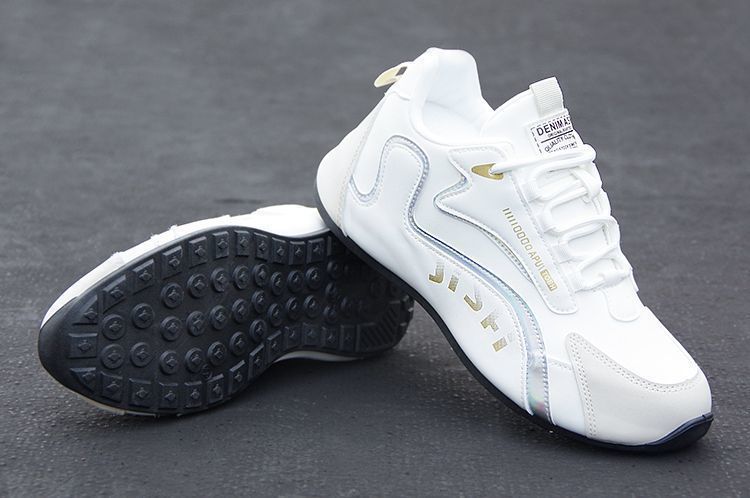 Men's Waterproof Leather Casual Trainers Hidden Height Increase_voghion.com