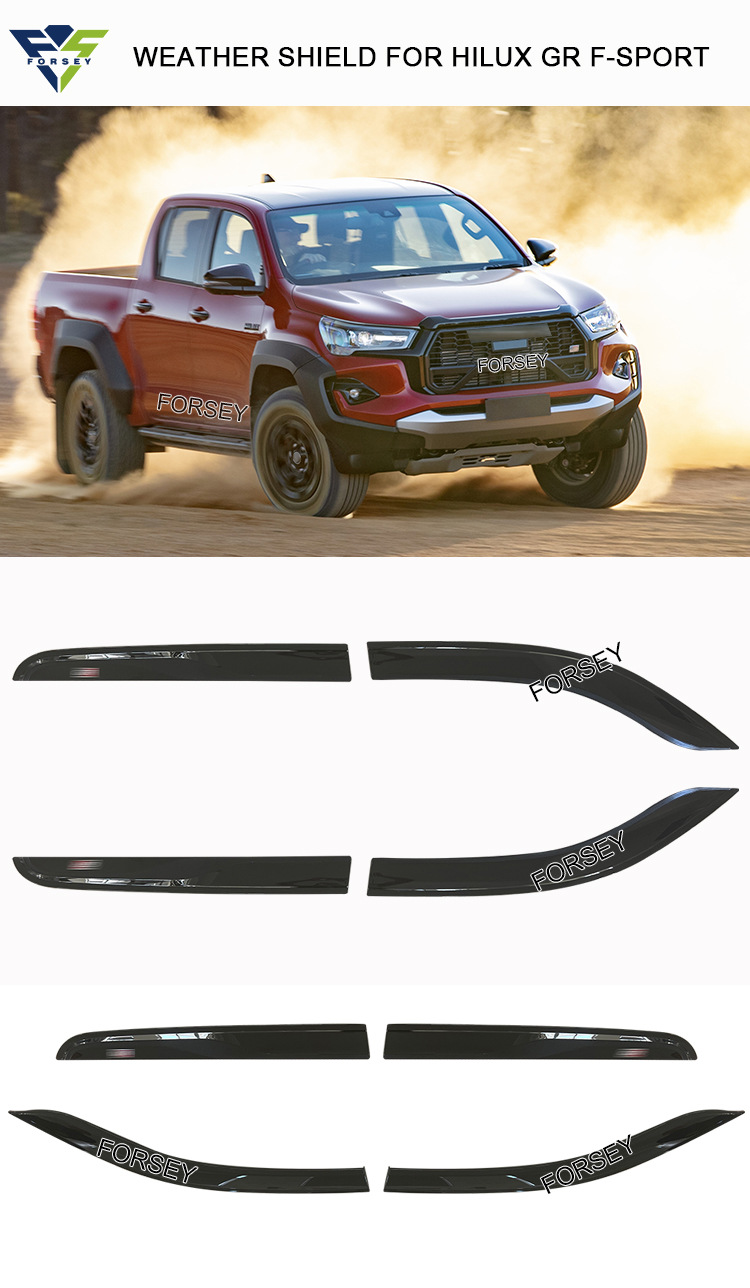 Suitable for Hilux Rocco Gr 2022 Special Window Rain Guards