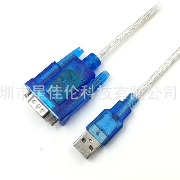 USB a la línea de puerto serie 9-PIN RS232CH340 línea de puerto serie RS232 a USB