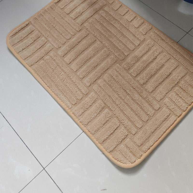 Comercio exterior transfronterizo imita alfombra de cachemira estampada larga alfombra de baño alfombra antideslizante alfombra de lujo ligera
