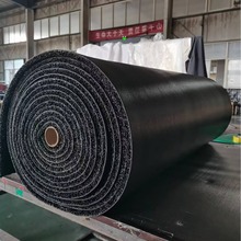 门口大厅迎宾开业丝圈地毯发泡卷材可裁剪整卷PVC防水防尘10MM厚
