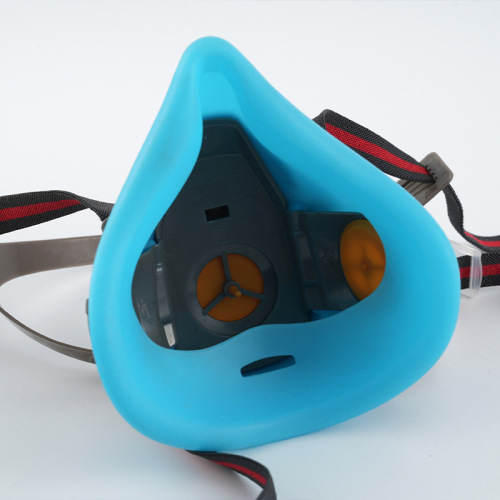 Silicone dust and toxin-proof mask with 2097 activated carbon filter cotton for organic vapor, odors, dust, and electric welding fumes.