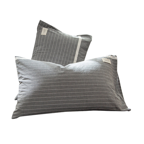 Wholesale washed cotton pillowcase ins pure cotton pair 48x74 pure cotton pillowcase children student pillowcase small size