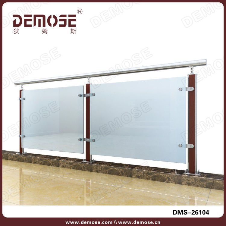 不锈钢栏杆 钢化玻璃栏杆 /管扶手立柱栏杆按实际规格计算