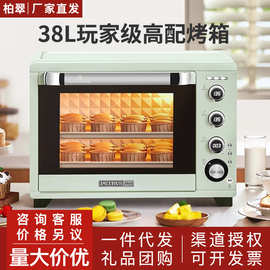 柏翠PE5400电烤箱家用烘焙多功能全自动大升容量智能迷你小蛋糕