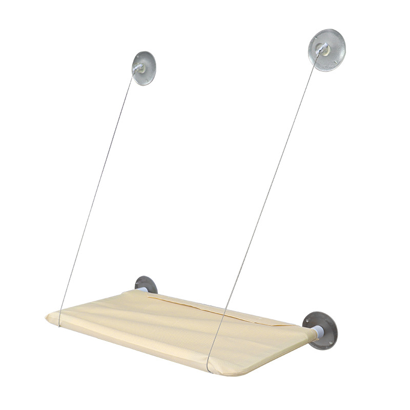 Mascota cama gato hamaca ponche-libre ventosa colgante cristal ventana alféizar gato cama sol-secado gato nido suministros al por mayor