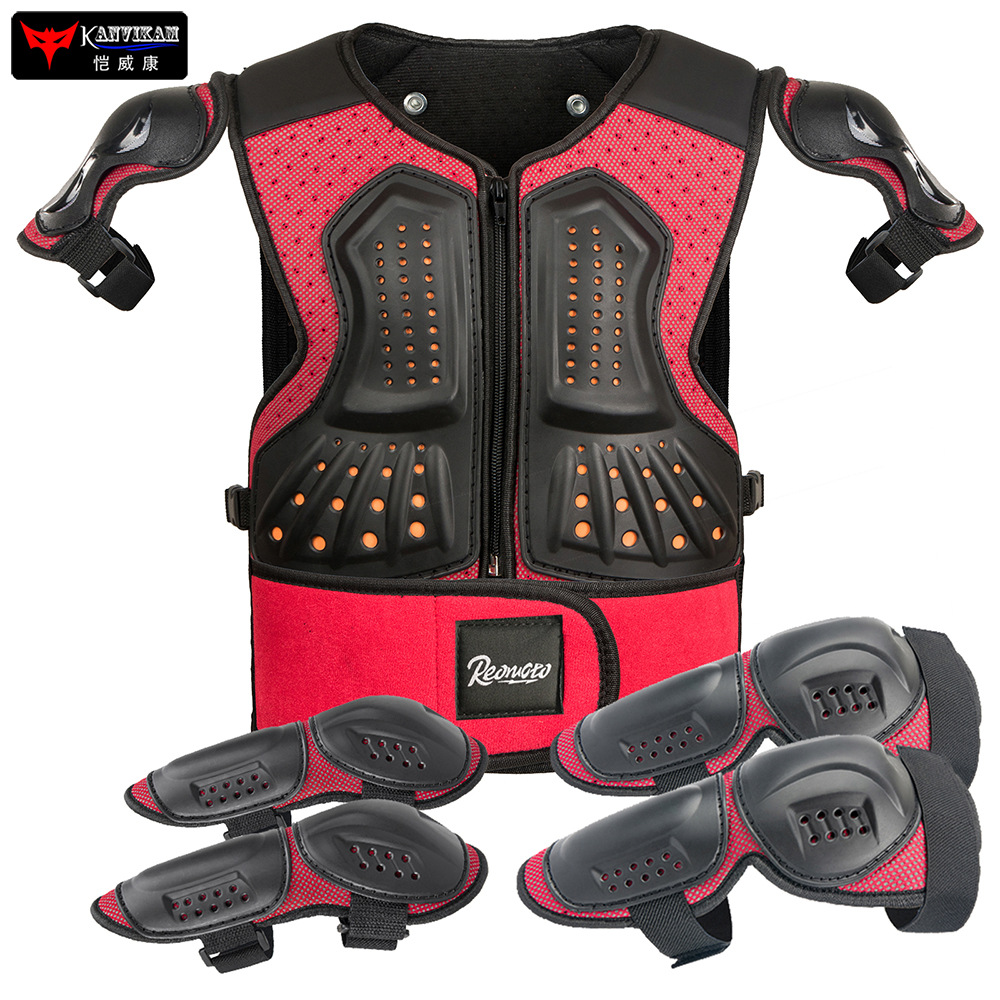 Set de cinco piezas rojo para 5 - 10 años