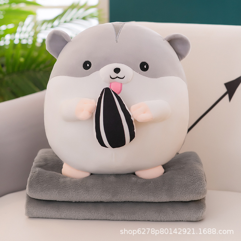 almohada transfronteriza manta muñeca de doble uso siesta de oficina aire acondicionado cojín para niños muñecas de peluche