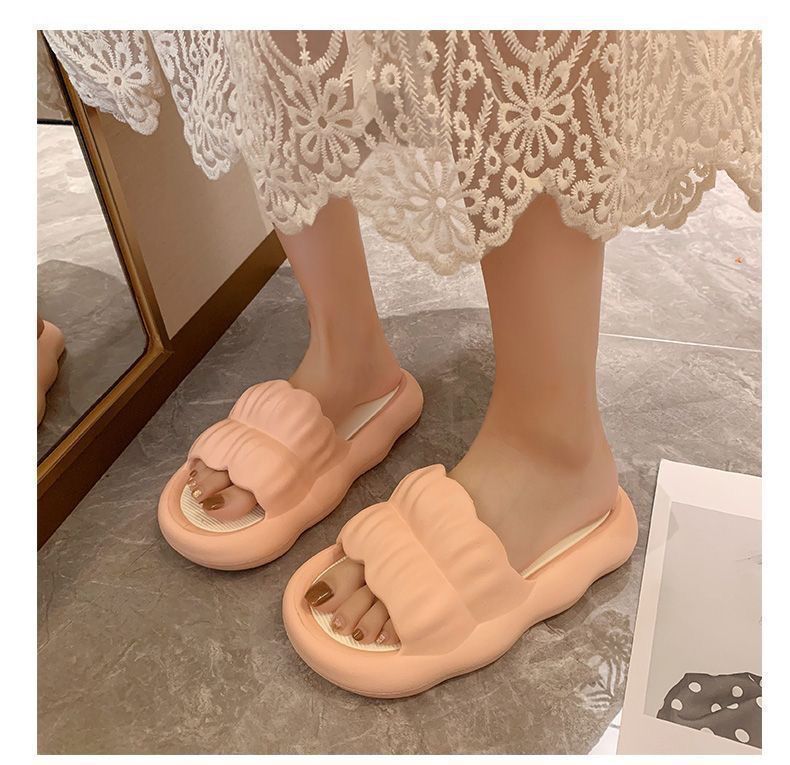 Women Slippers Flip-Flops Pool Rubber Leather Quick Drying Sandals_voghion.com