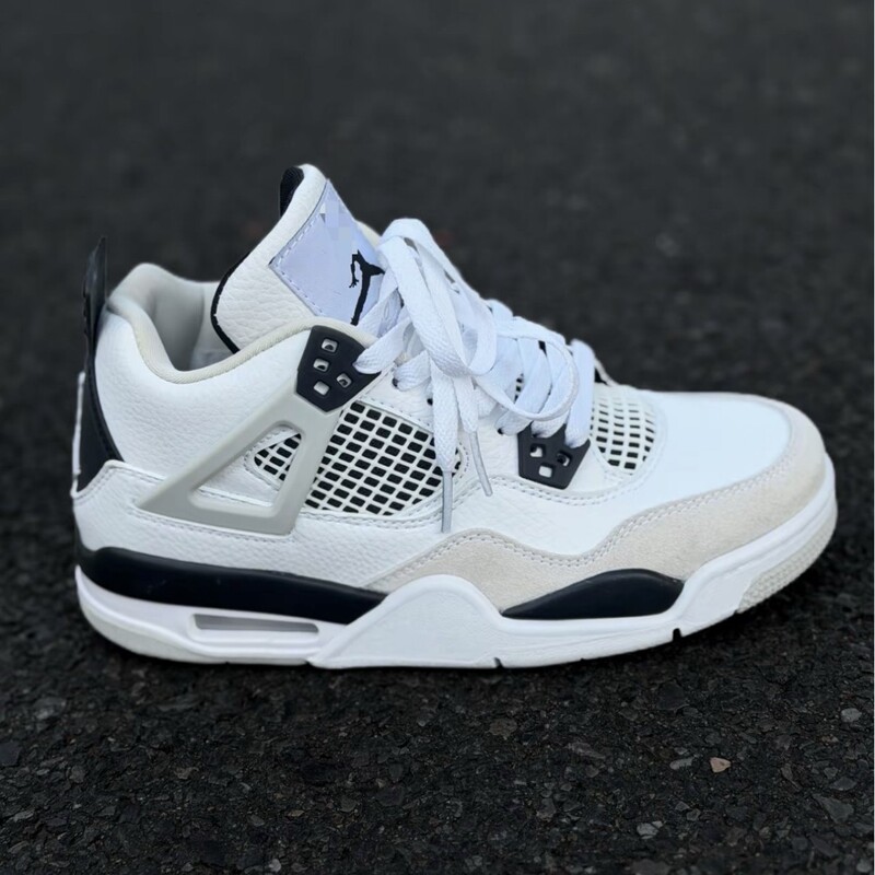 Aj4 White and Black University Blue and White Oreo Retro Wear-Resistant Non-Slip Jordan 4 Men's and Women's Large Size Cross-Border Basketball Shoes Aj4 White and Black University Blue and White Oreo Retro Wear-Resistant Non-Slip Jordan 4 Men's and Women's Large Size Cross-Border Basketball Shoes