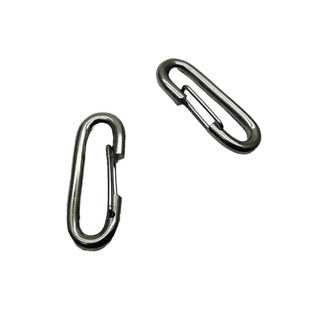 Iron Chrome Plated Carabiner Simple Hook Outdoor Hook Webbing Hook Bottle Buckle Metal Hook Buckle