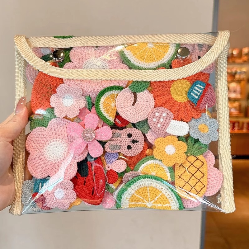 Linda niña de dibujos animados, velcro en la frente, los niños no lastimaron el cabello, flequillo, cabello roto, artefacto de acabado 2025 nuevo