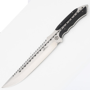Straight-Back Multifunctional Knife for Camping, Kitchen, Outdoor, and Household Fruit Processing