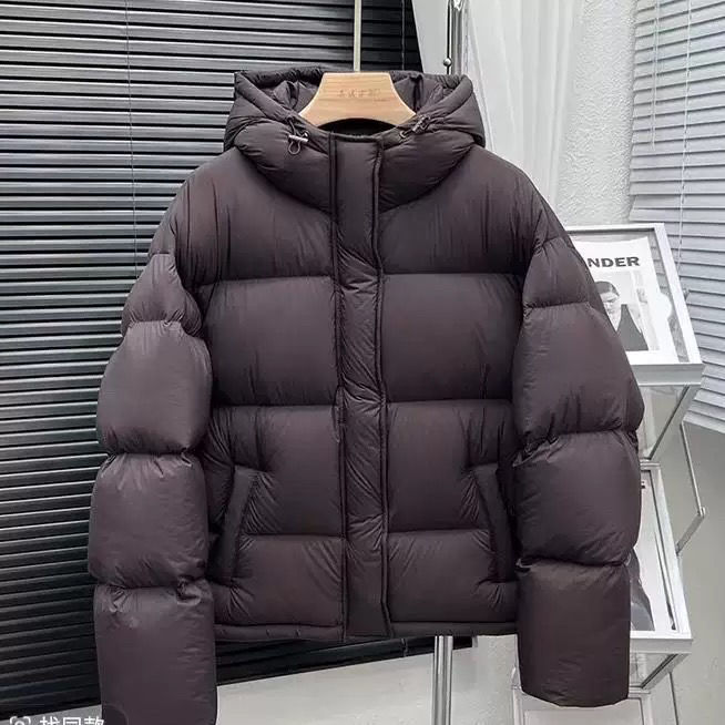 反季2025软糯泡芙羽绒服女短款新款优质白鸭绒宽松加厚面包服外套|undefined