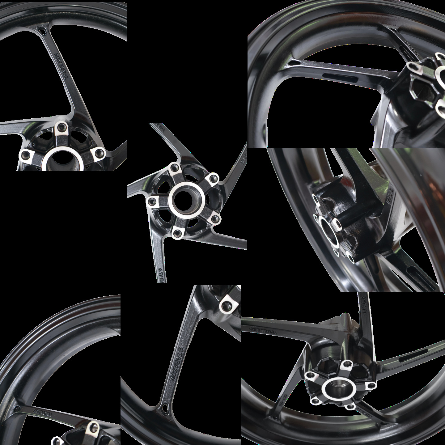 Compatible with Triumph Street Triple 765 front cast wheels, 660 modified Daytona 675 motorcycle rims