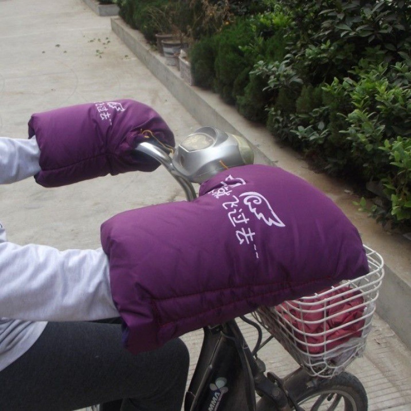 Electric cars gloves!keep warm a storage battery car motorcycle Cold proof windmill handle grip thickening Independent