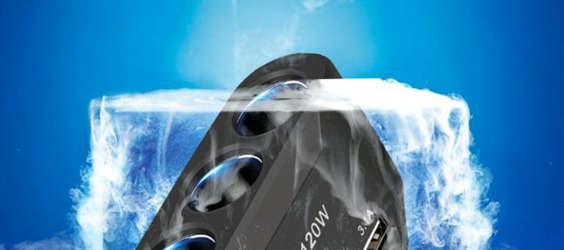 Car Cigarette Lighter Mobile Phone USB Multi-Function Converter Charger One-to-One, One-to-Three, High-Power Automotive Super Charger