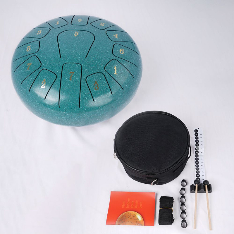 Drum etéreo de pulgada sonido mini pulgada sonido de niños de iluminación estudiantes instrumentos musicales tambor lengua de acero principiantes Aliexpress