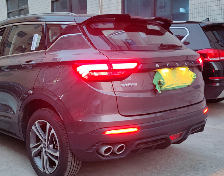 Suitable for 18-24 Geely Binyue rear bumper lights Proton X50 modified LED rear bumper lights special taillights