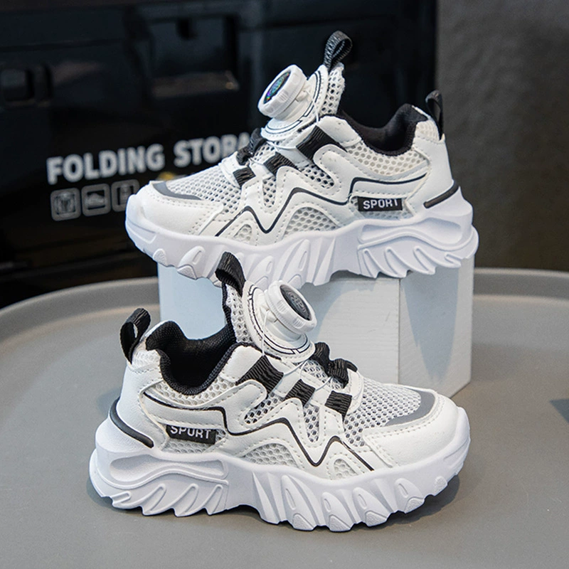 Детская сетчатая обувь дышащая спортивная обувь для девочек летом 2025 новая обувь для девочек