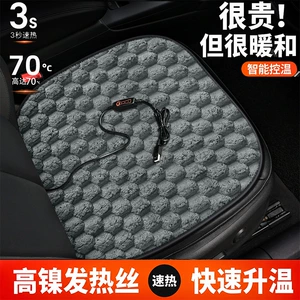 Car Heated Seat Cushion USB Winter Warming Fast Heating Plush Thickened Multifunctional Small Square Cushion Factory Direct Delivery