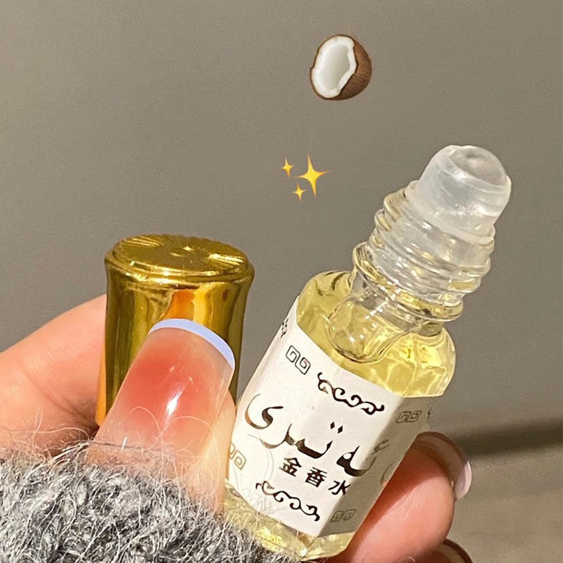 Perfume de oro paquistaní de 3ml aceite esencial de Arabia Saudita fragancia pequeña bola de perfume comercio exterior lote transfronterizo