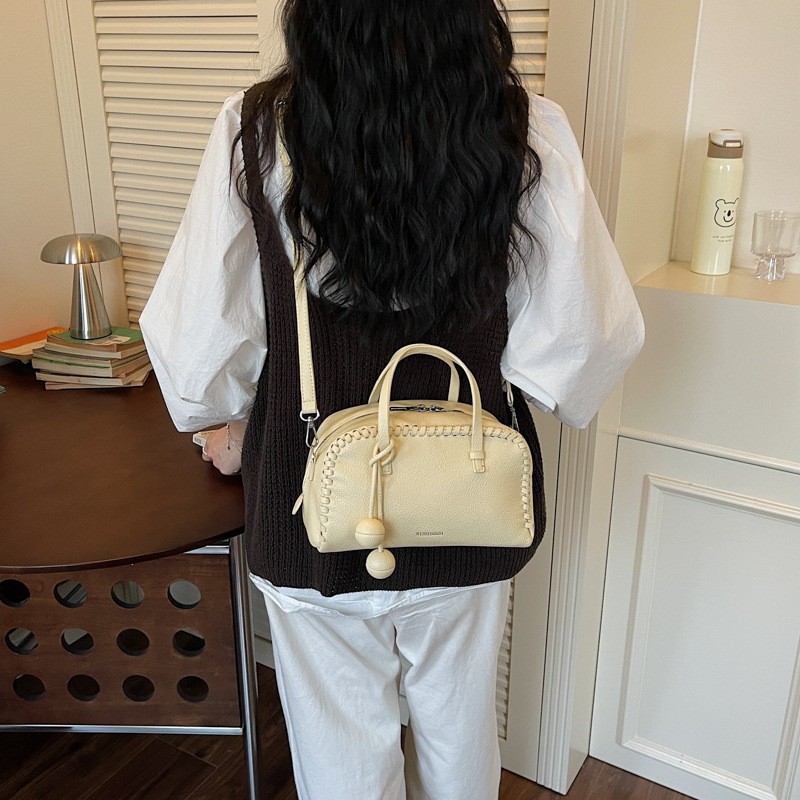 Bolsa de bolos coreana para mujeres 2026 nuevo bolso de mano de verano de moda simple bolso de almohada diario bolso de hombro image 5