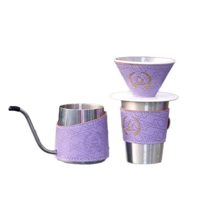 Herramientas de café de lavado de mano conjunto completo de cafetera de café conjunto de molino de mano caja de regalo conjunto completo de reunión anual de regalos de negocios