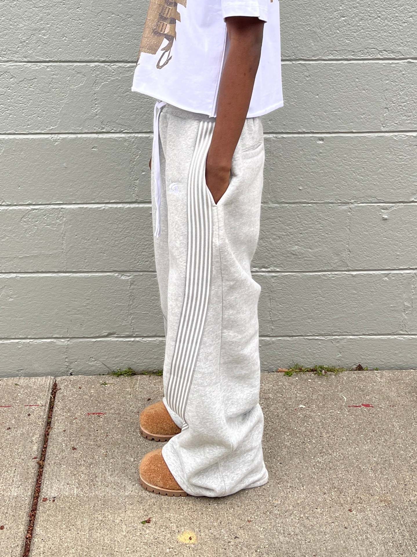 Vintage Y2k Retro Side Stripe Jogger Pants For Men And Women_voghion.com