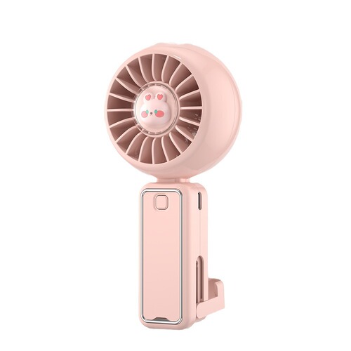 New simple handheld fan USB charging cute cute pet portable cartoon desktop mini portable small fan