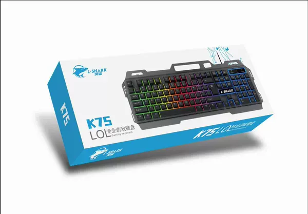 Lingsha K75 metal single keyboard black luminous