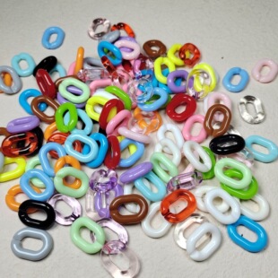 20x14mm��������ɫ朗l�ۿ�Ȧƴ��diy耳�朄����L��机��s�ɐ��L