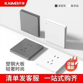 墙壁插座;墙壁开关;配电箱