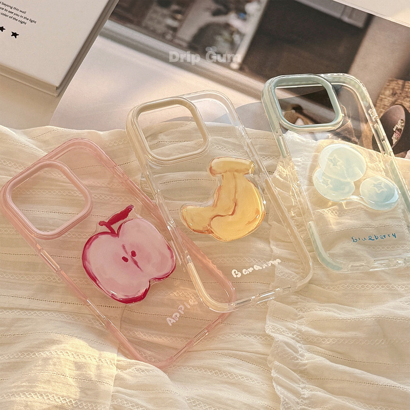 立体小水果适用iPhone16苹果17promax手机壳立体13代发11创意14软|undefined